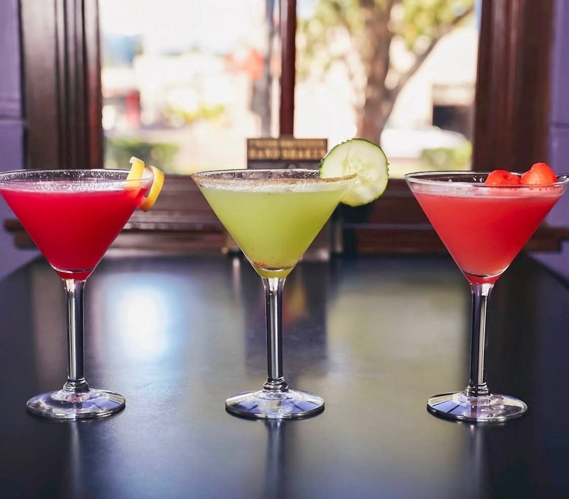 Martinis from the bar at Manuel's